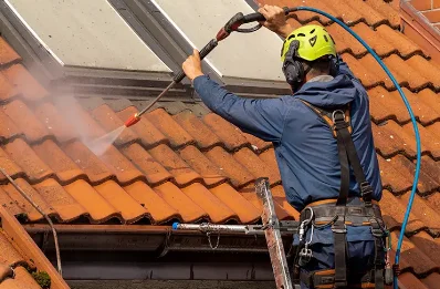 Démoussage et hydrofuge de toiture au Mesnil-Villement